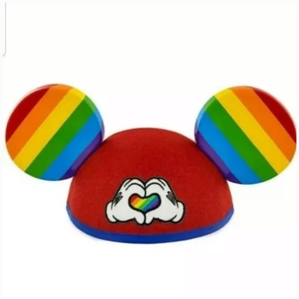 3/$42! Disney mickey mouse ear rainbow hat - BNWT